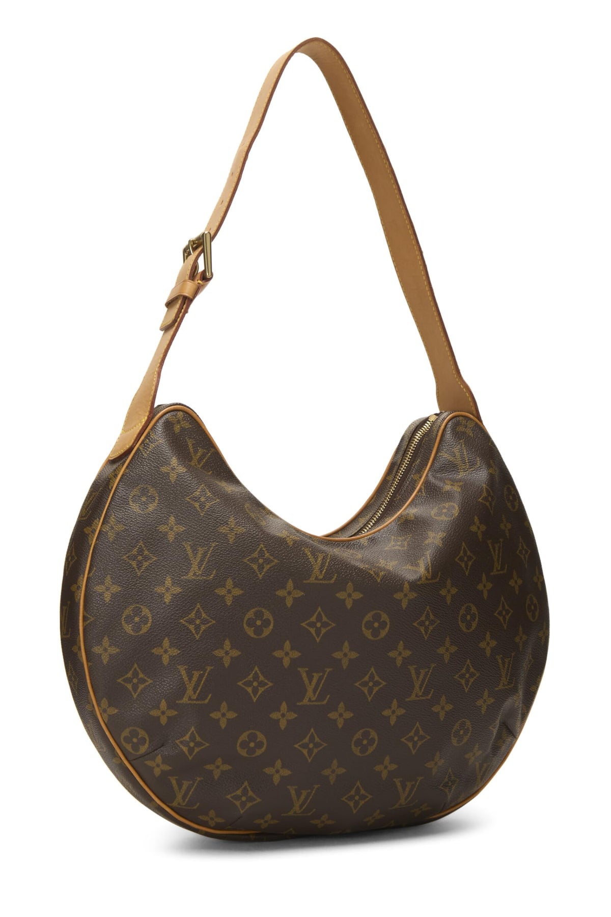 Louis Vuitton, Monogram Canvas Croissant GM, Brown