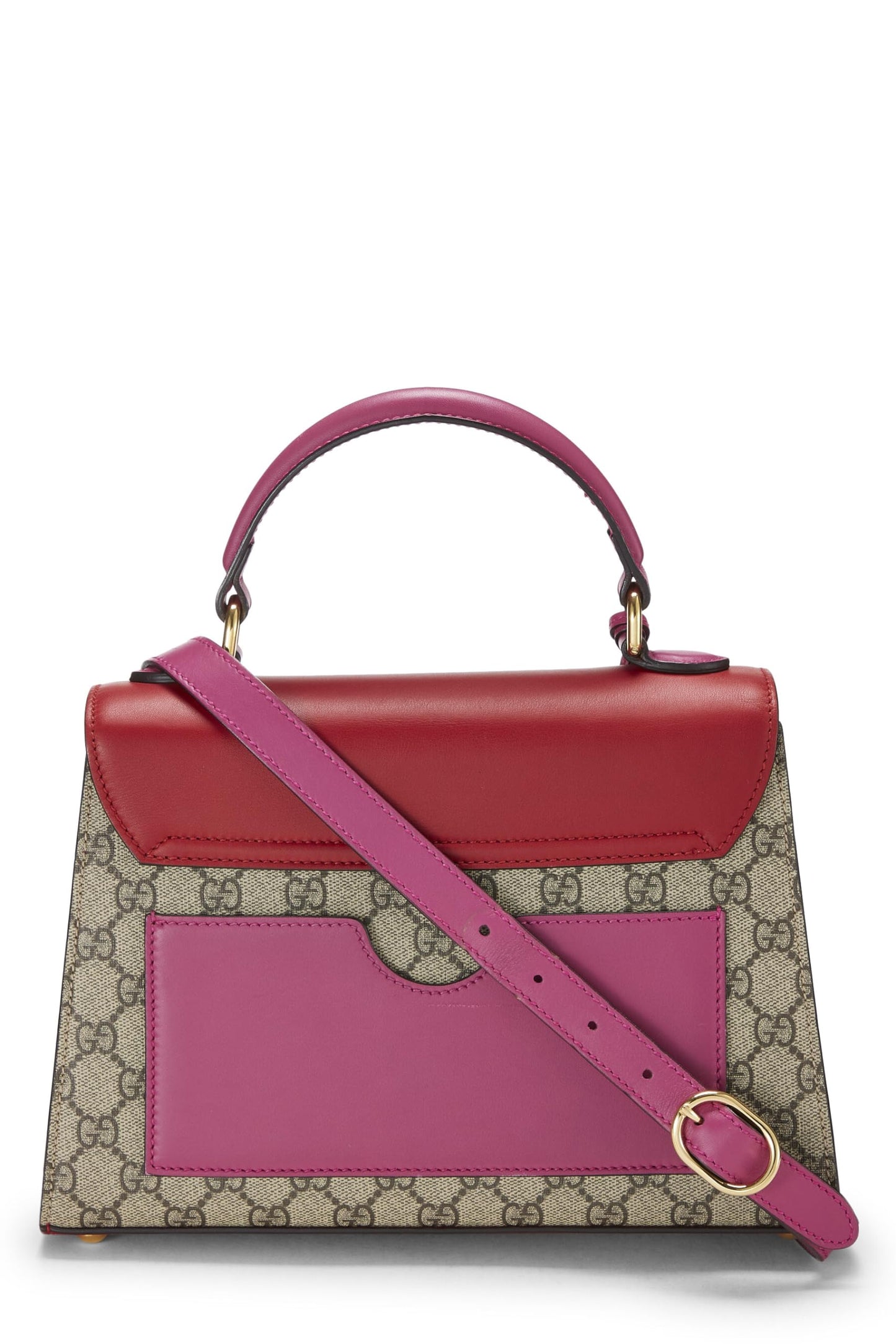 Gucci, Multicolor Original GG Supreme Padlock Top Handle Bag, Multi