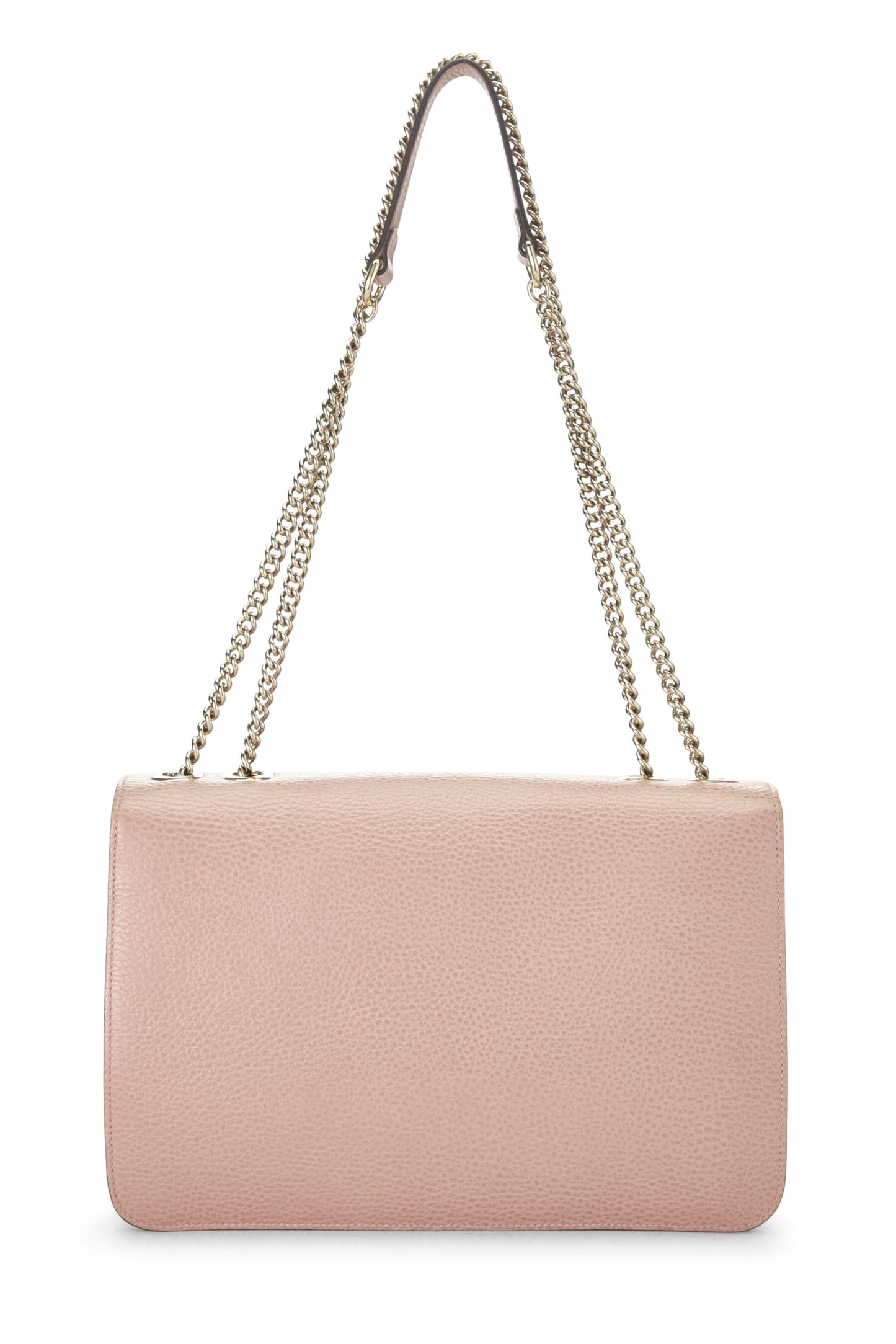 Gucci, Pink Leather Interlocking GG Crossbody Bag, Pink