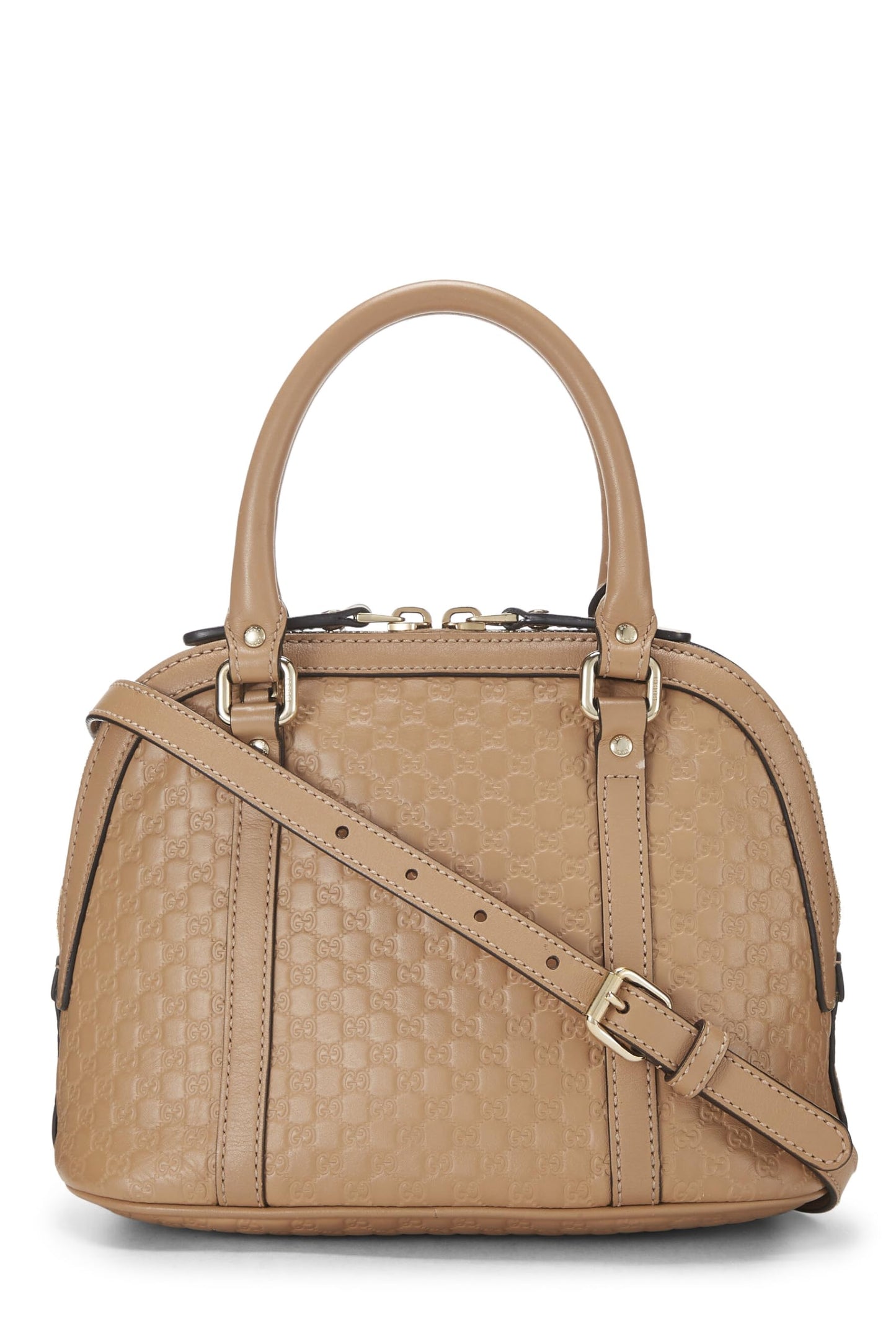 Gucci, Beige Microguccissima Leather Nice Dome Mini, Beige