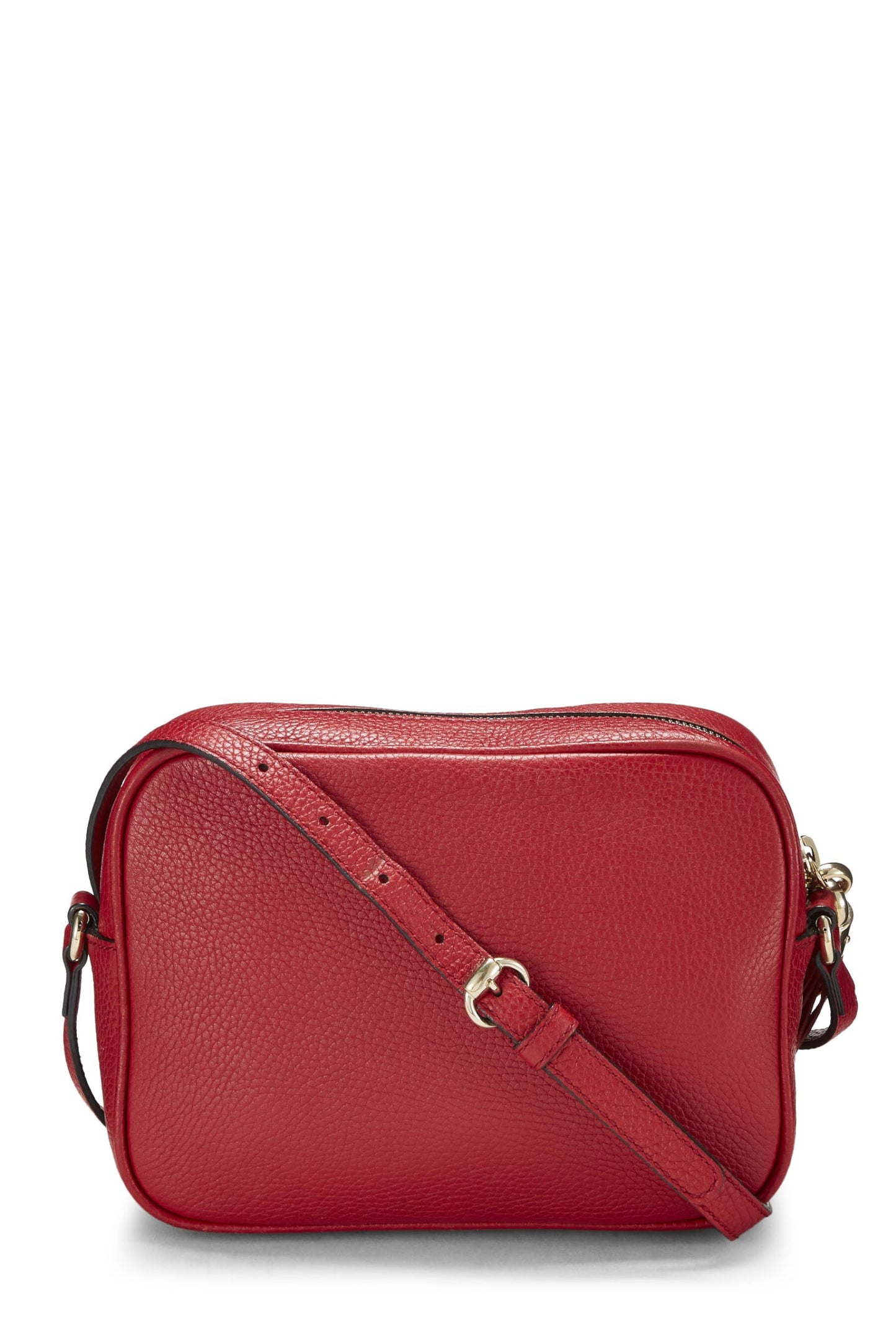 Gucci, Red Grained Leather Soho Disco, Red