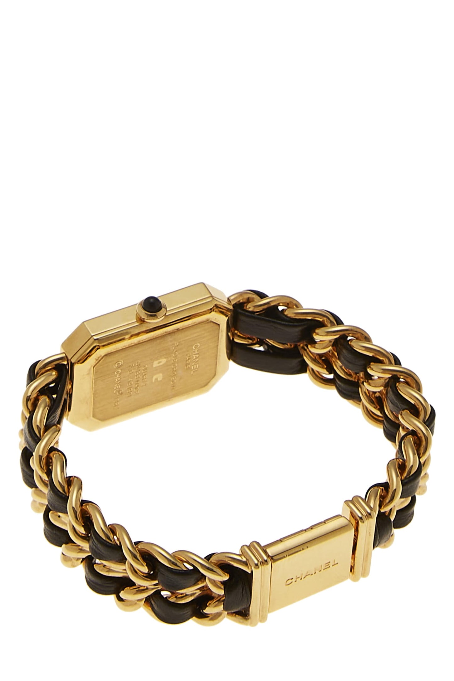 Chanel, Black & Gold Premiere Watch Medium, Black