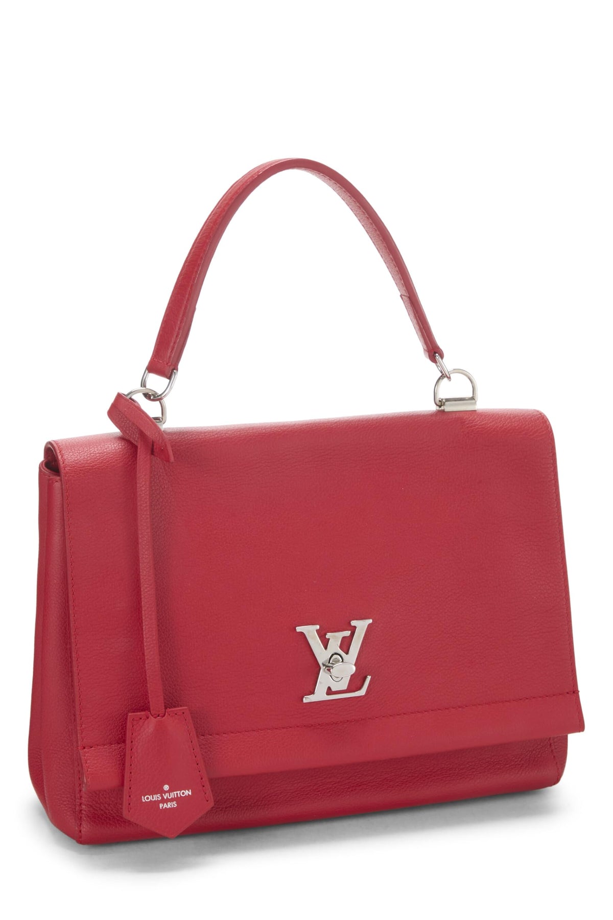Louis Vuitton, Red Leather Lockme II, Red