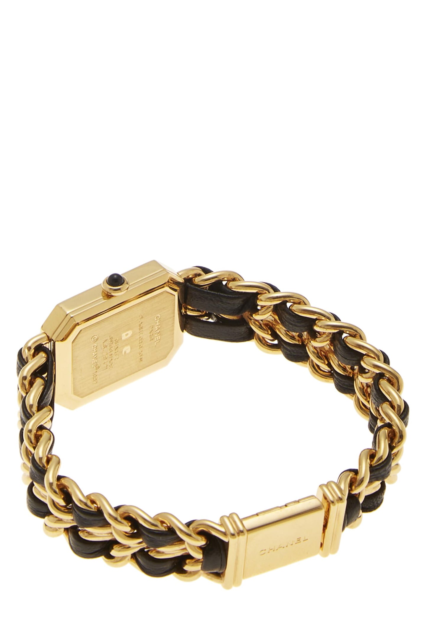 Chanel, Black & Gold Premiere Watch Large, Black