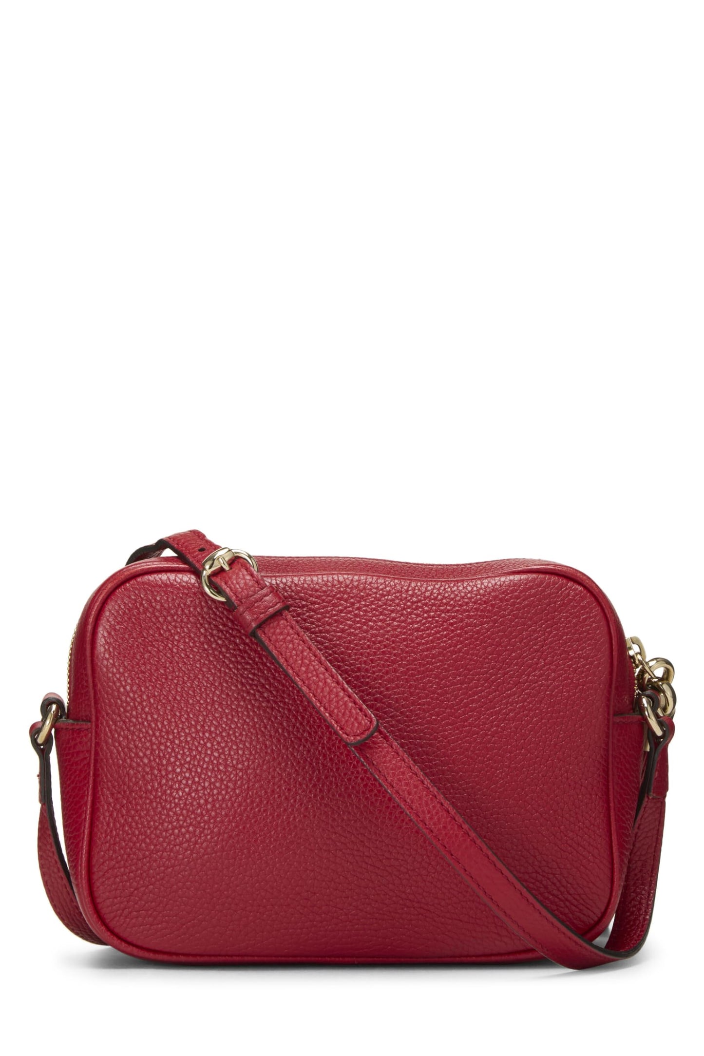 Gucci, Red Grained Leather Soho Disco, Red