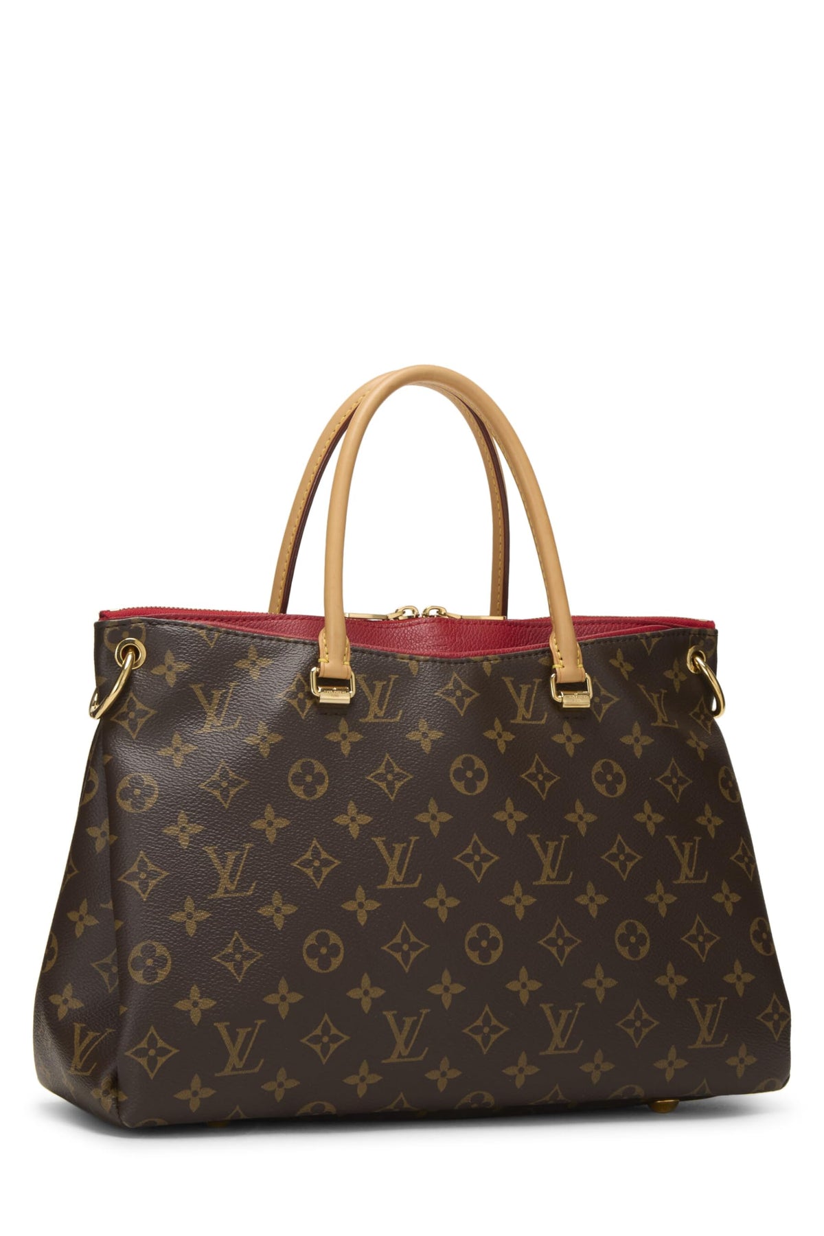 Louis Vuitton, Red Monogram Canvas Pallas, Red
