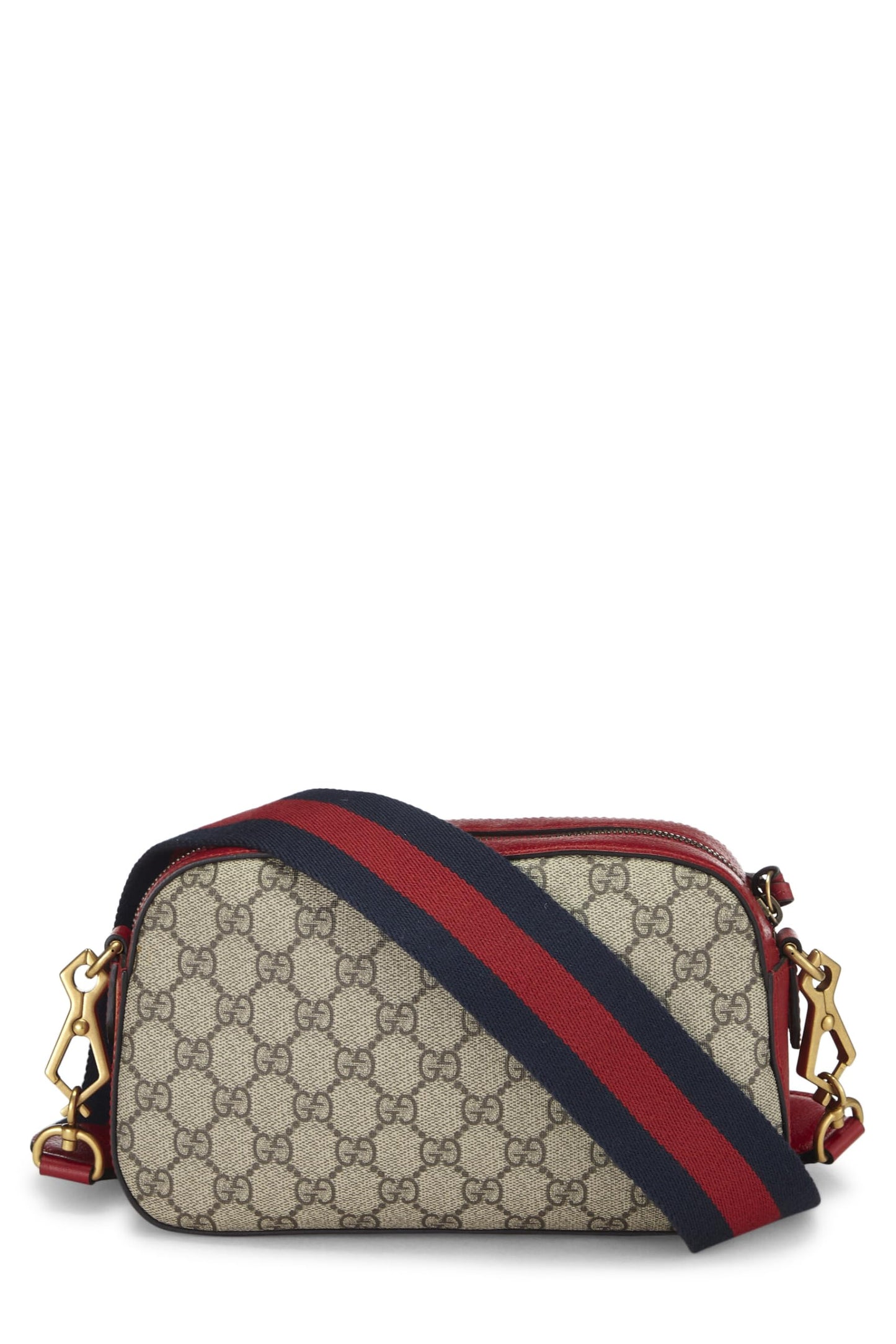 Gucci, Original GG Supreme Canvas Neo Vintage Messenger, Red