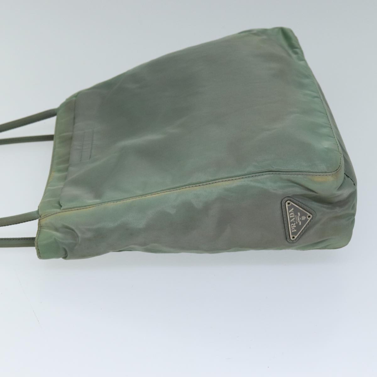 PRADA Tote Bag Nylon Khaki Auth 73155