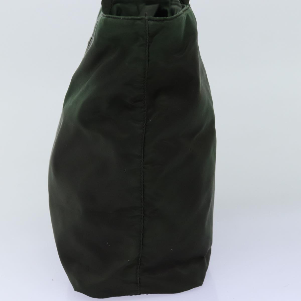 PRADA Tote Bag Nylon Khaki Auth 73455
