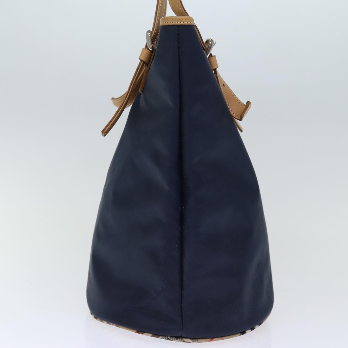 BURBERRYSs Blue Label Tote Bag Nylon Navy Auth 74256