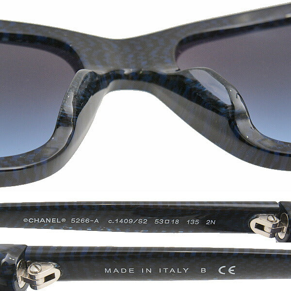 Chanel Dark Blue Gradient Lens Sunglasses