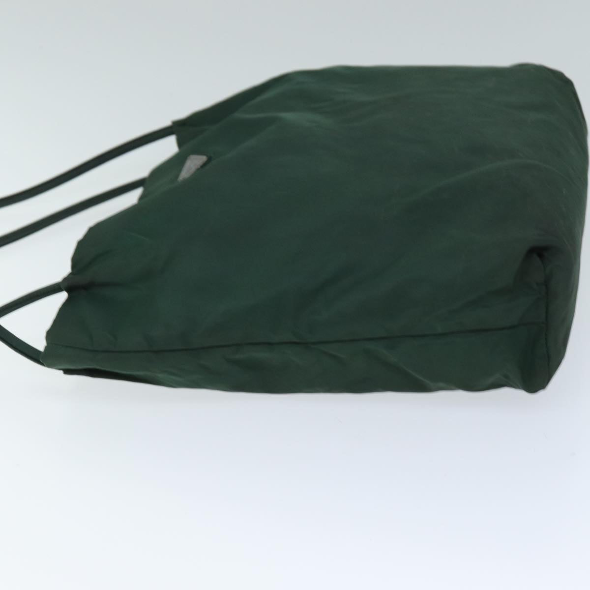 PRADA Tote Bag Nylon Green Auth 74540