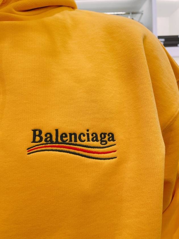 Luxury Balenciaga Wave Logo Hoodie Yellow