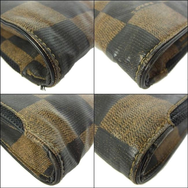 Fendi Brown Checkerboard Print Fanny Pack or Crossbody