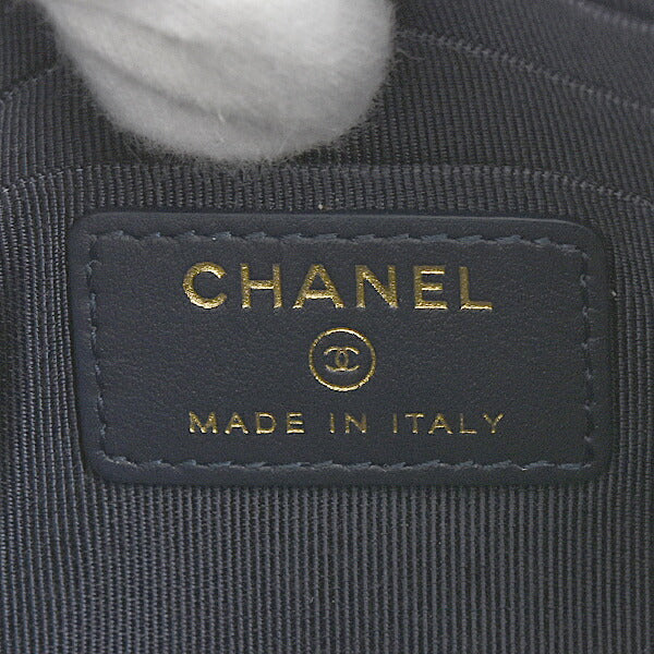 Chanel Deauville Straw Clutch Bag