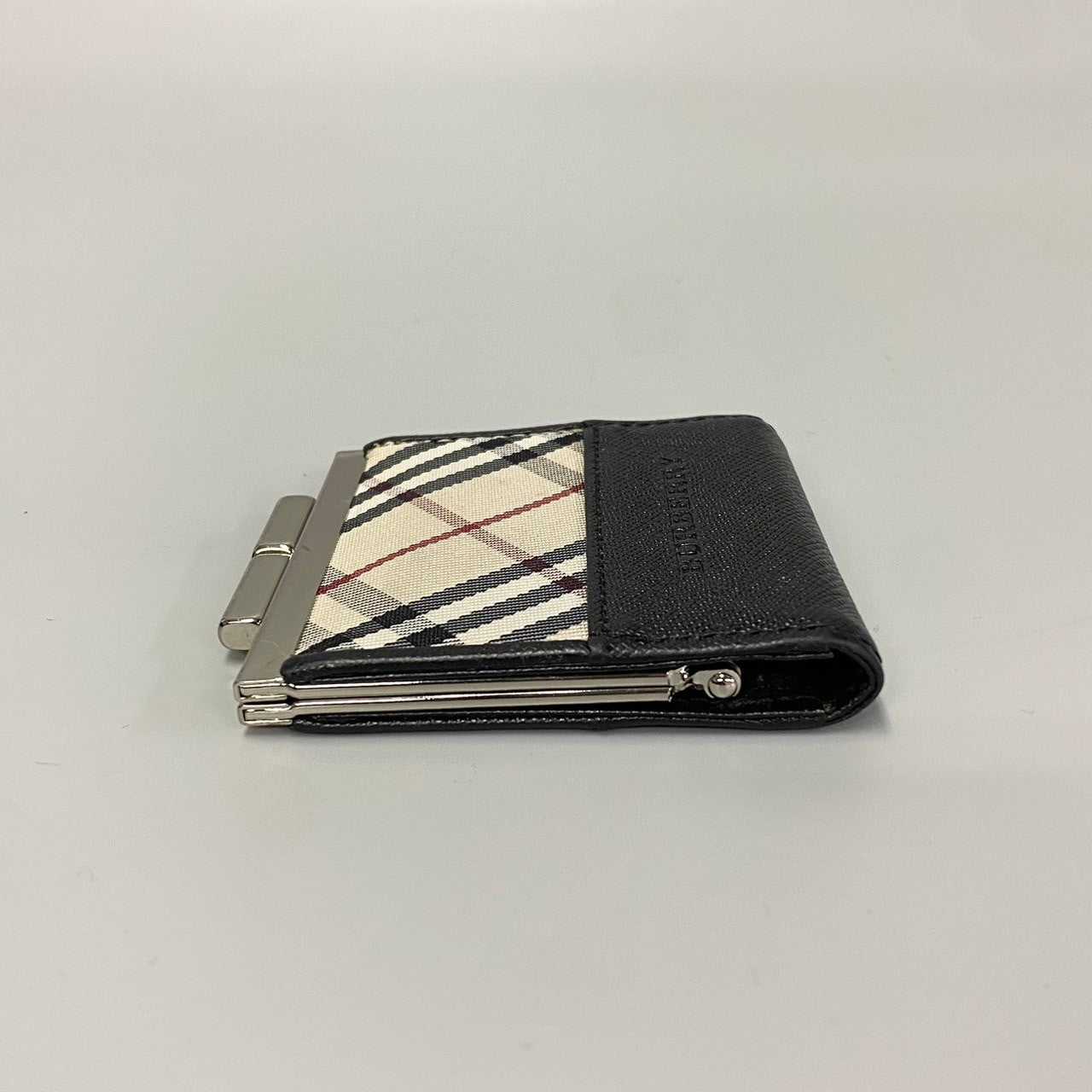 Burberry Leather Nova Check Coin Case