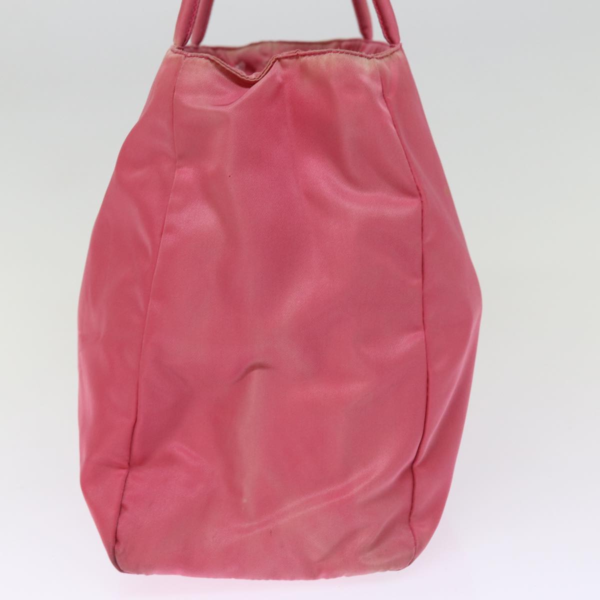 PRADA Tote Bag Nylon Pink Auth 76735