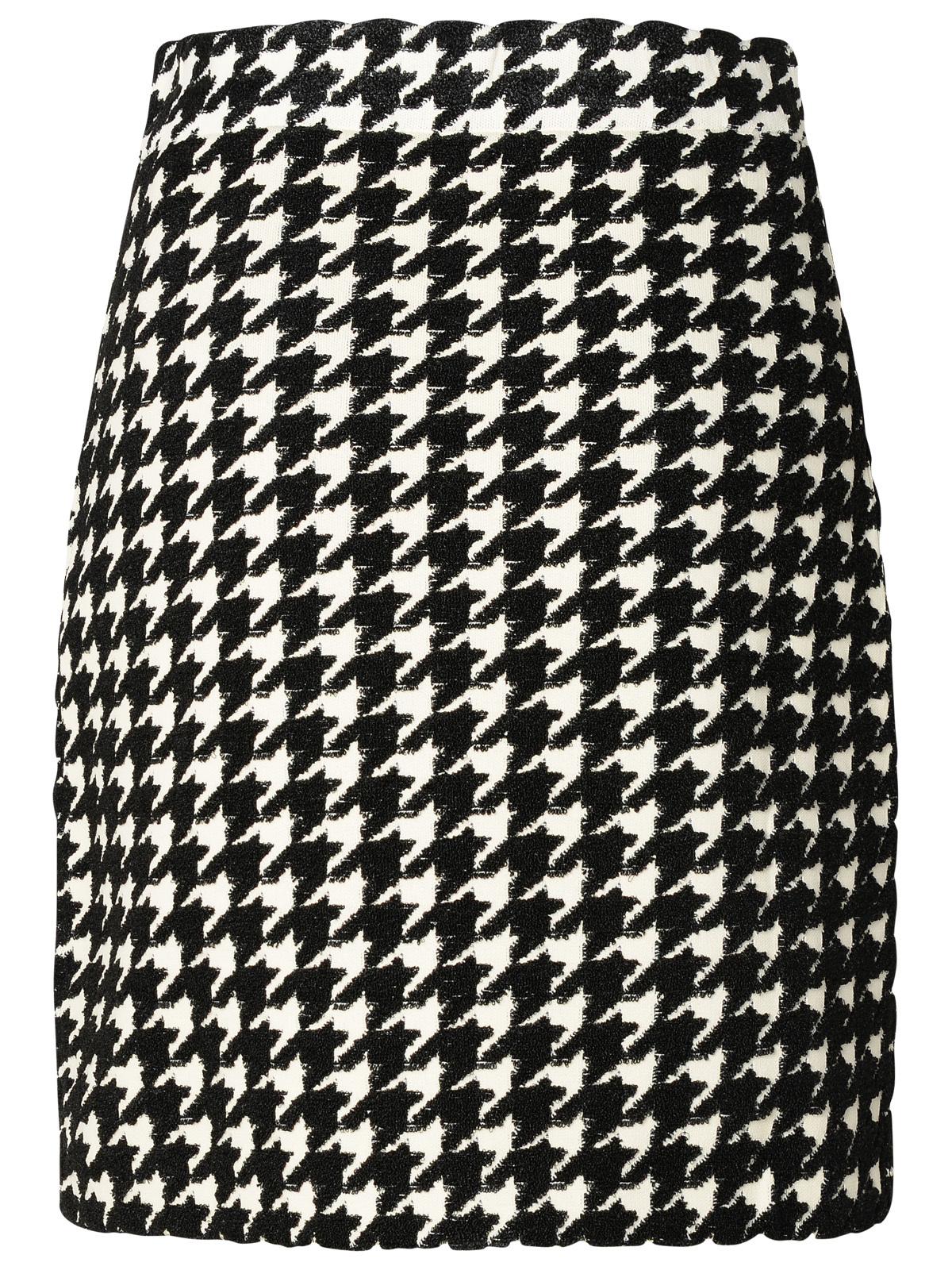 Burberry Black Viscose Blend Skirt Woman