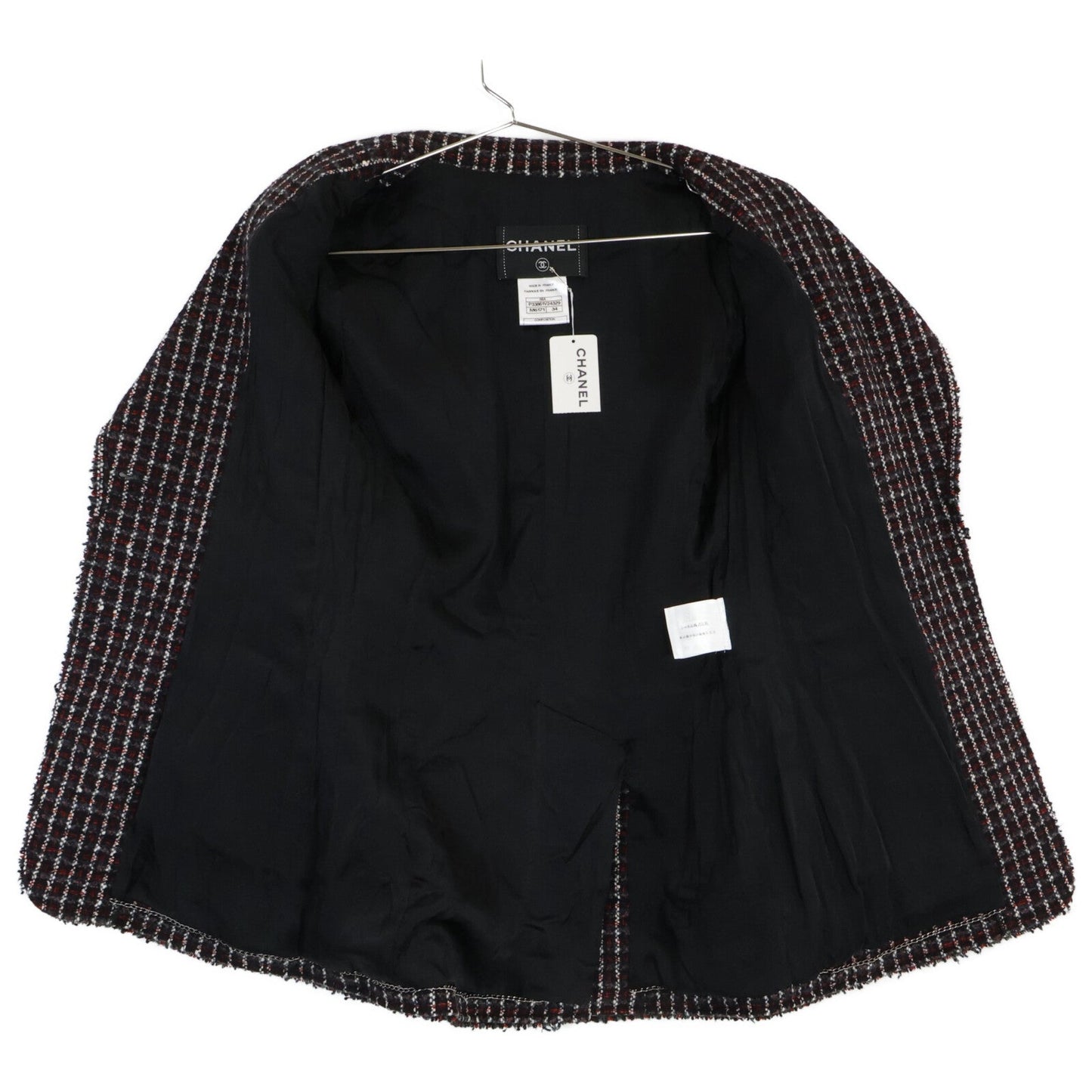 Chanel Cashmere Silk Tweed Tailored Jacket
