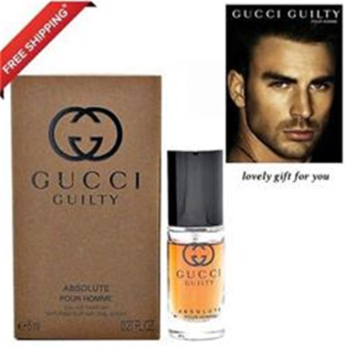 Gucci 0.27 oz Guilty Absolute Mini Eau de Parfum Spray for Mens