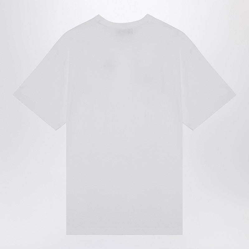 Gucci White Cotton T-Shirt With Logo Women