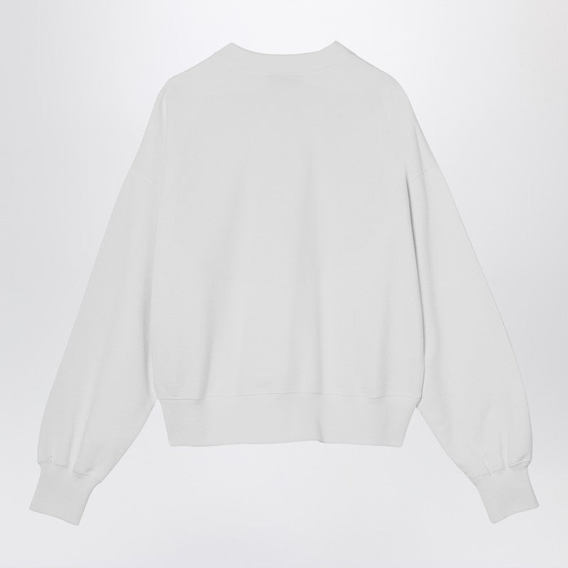 Gucci White Cotton Sweatshirt With Logo Print Women
