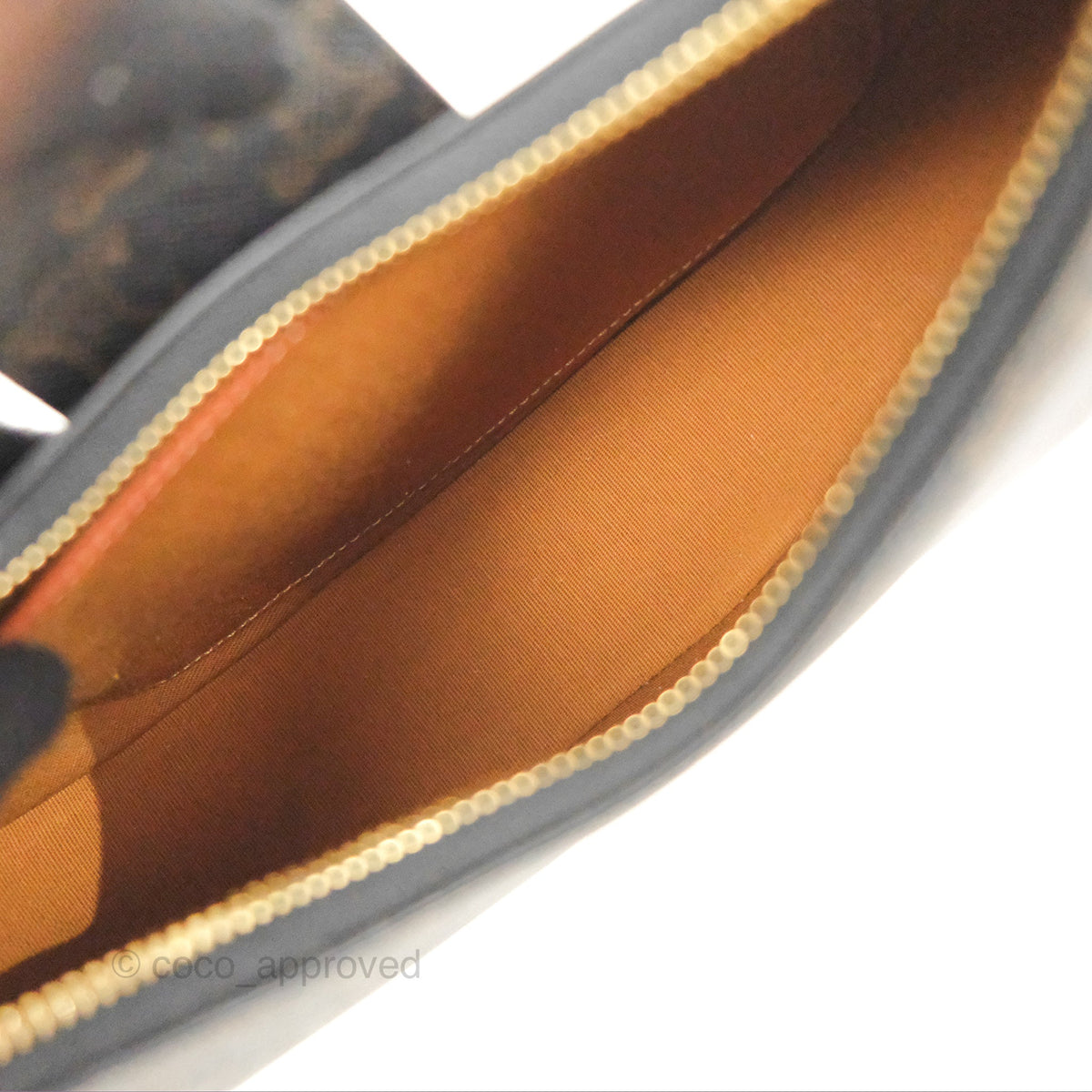 Celine Medium Ava Triomphe Bag Triomphe Canvas Tan Calfskin