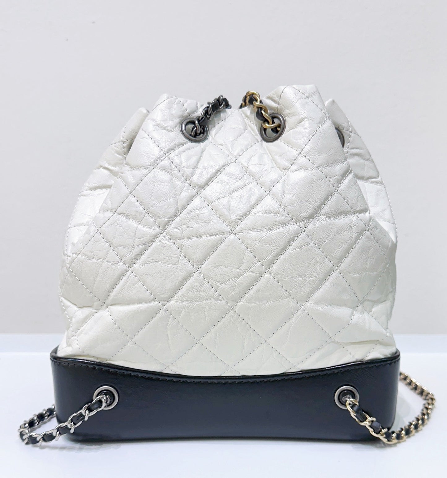 CHANEL Gabrielle Small Backpack White