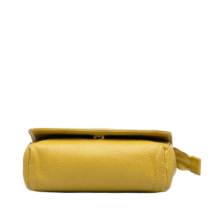 Chanel Cocomark Porch Yellow Caviar Chanel