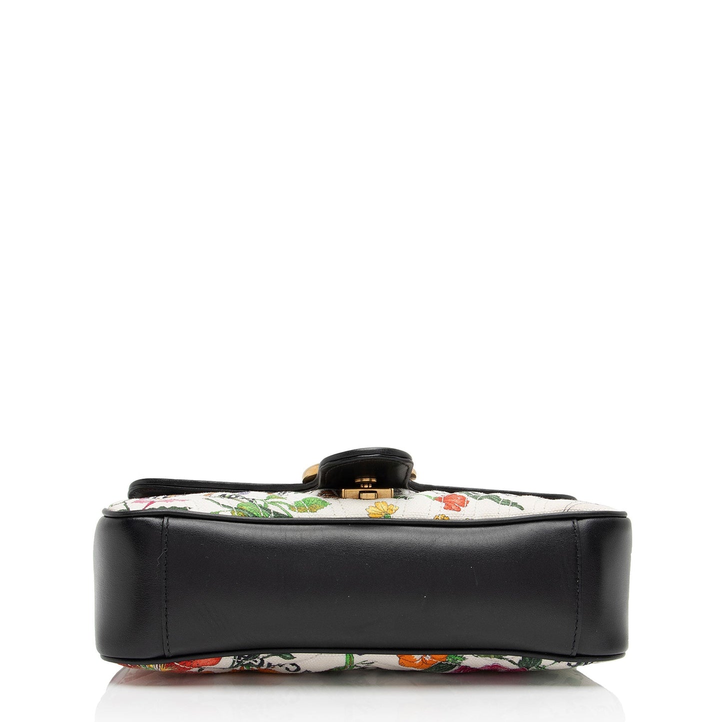 Gucci x Luxury Balenciaga Canvas Flora GG Marmont The Hacker Project Small Flap Shoulder Bag