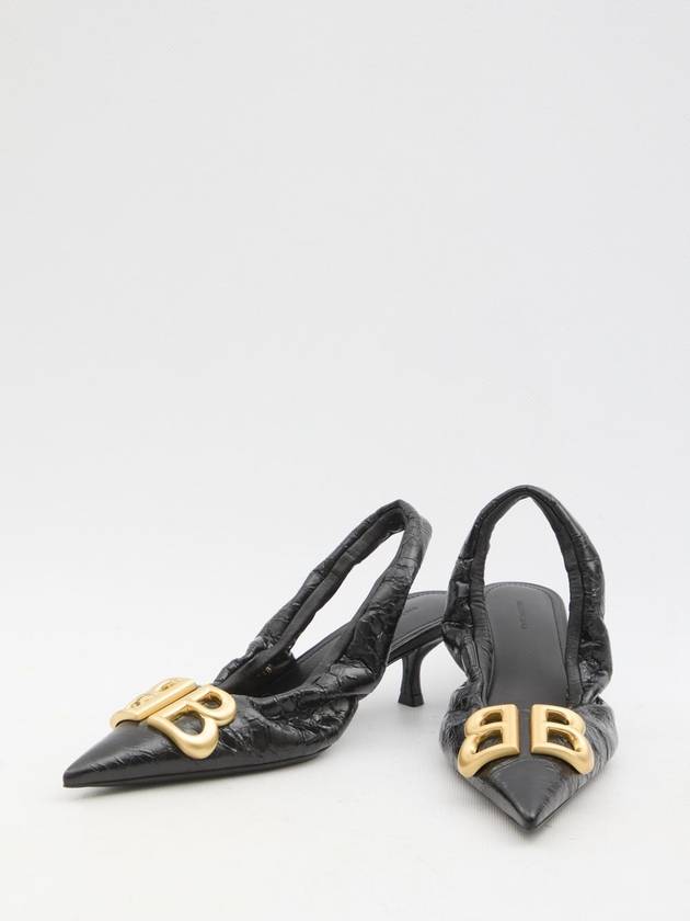 Luxury Balenciaga Monaco 50mm slingback pumps