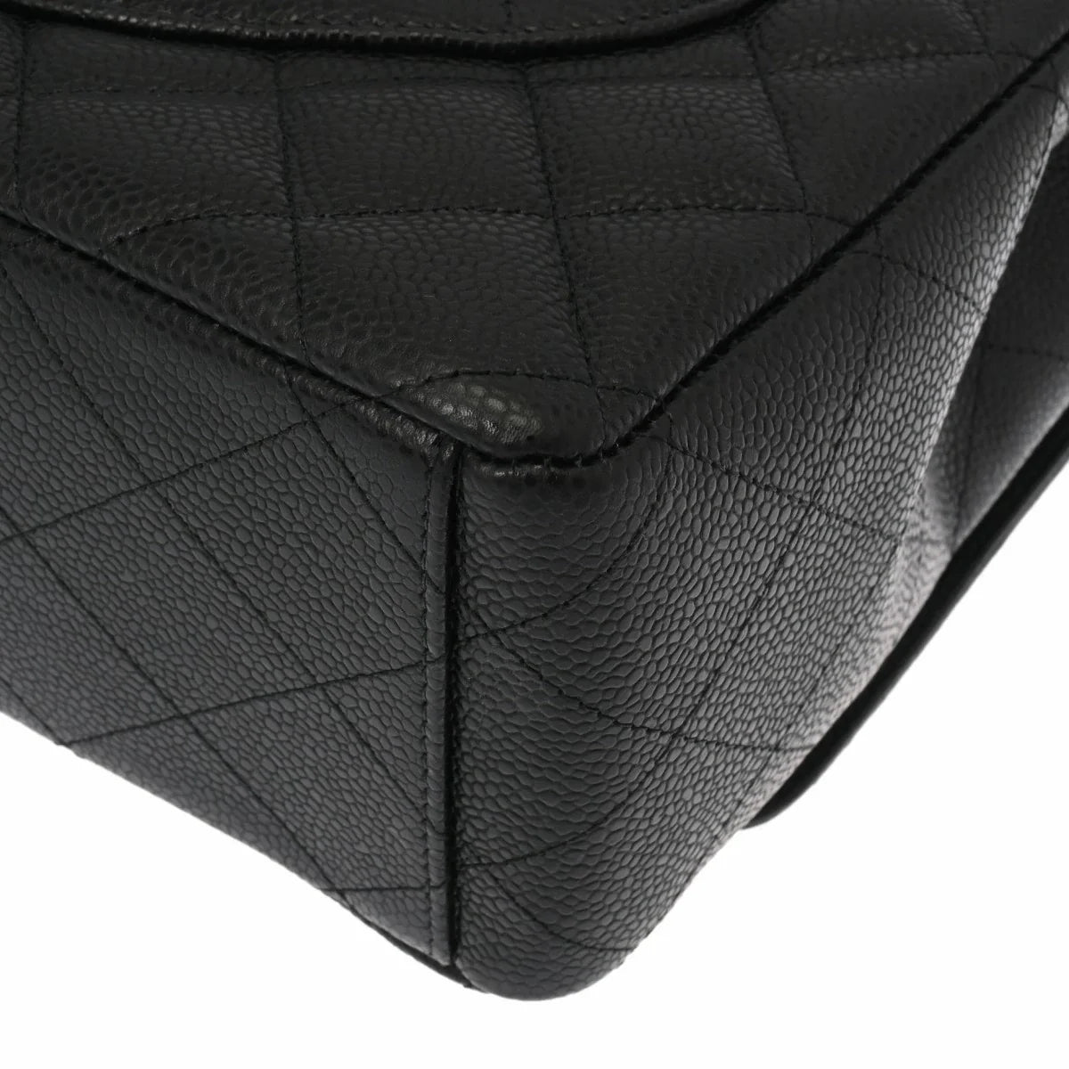 Chanel Classic Maxi Flap In Caviar With SHW