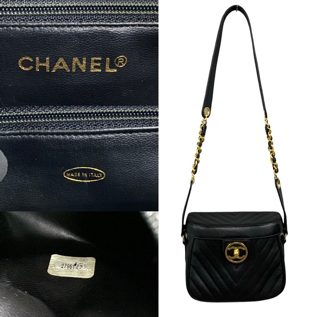 Chanel Coco Mark Mat Caviar Skin Mini Shoulder Bag