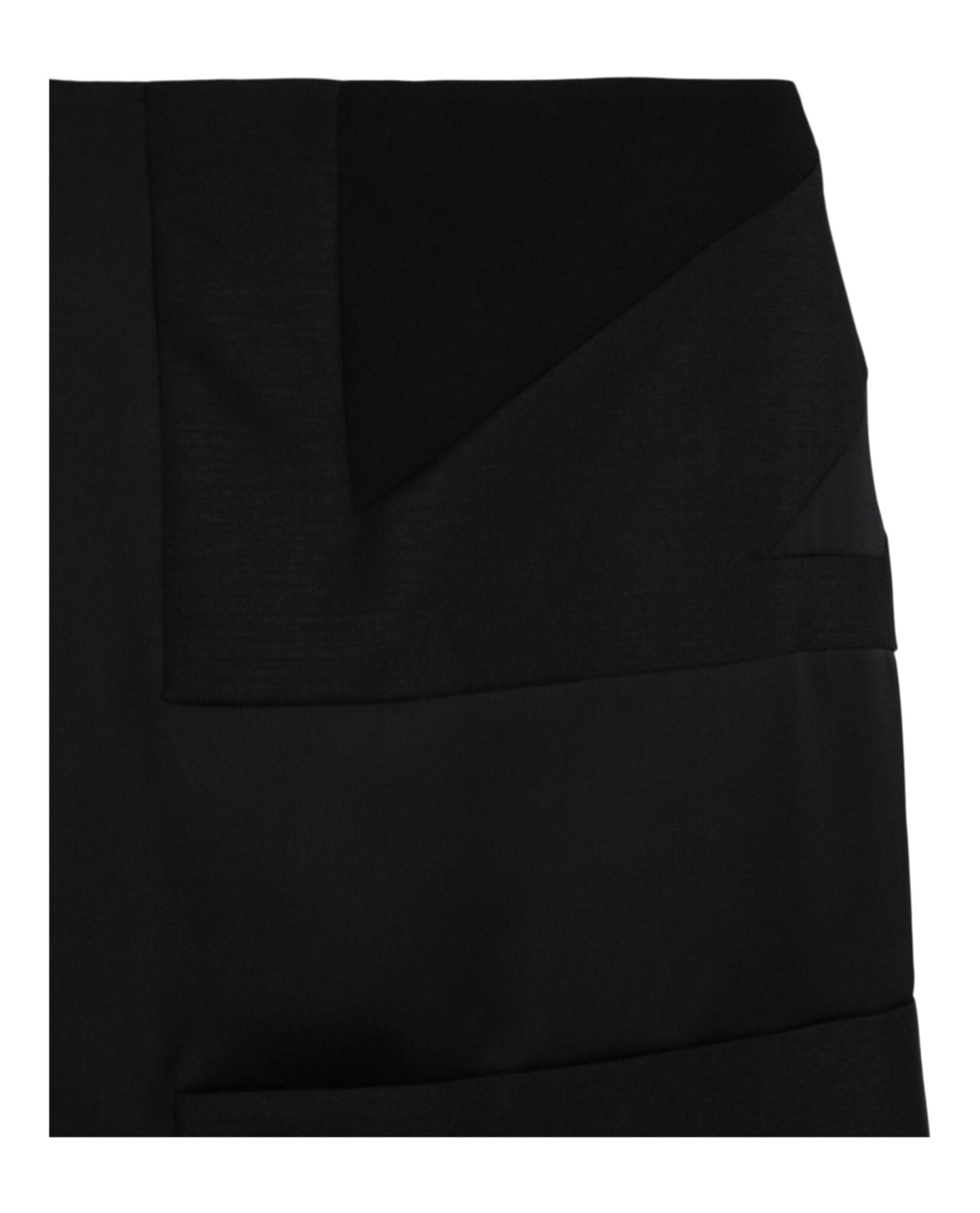 Burberry Womens Intarsia Draped Skirt
