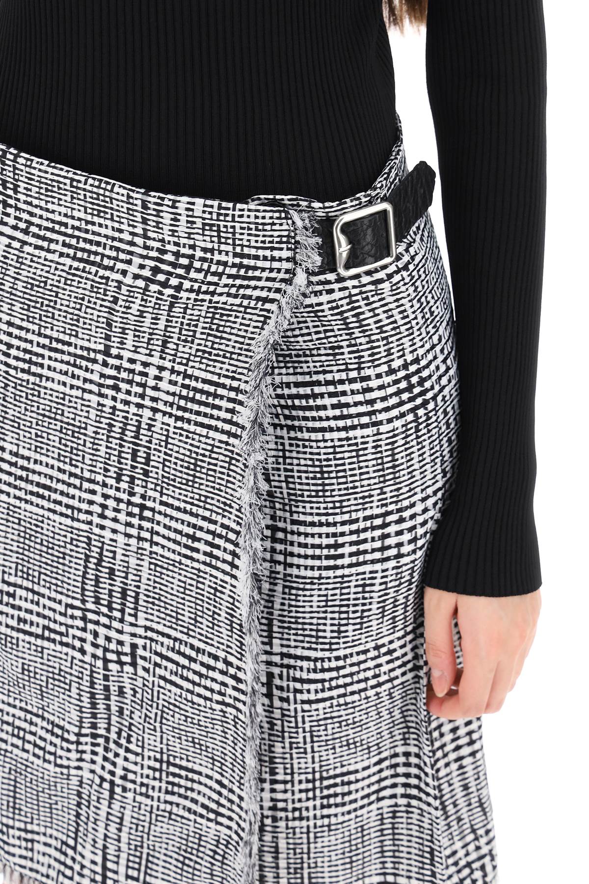 Burberry Houndstooth Plaid K Women