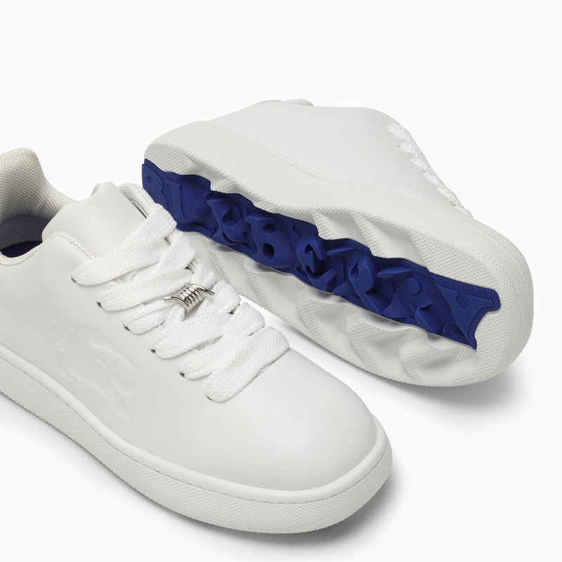 Burberry Box White Leather Trainer Men