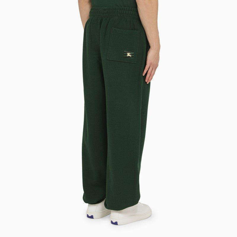 Burberry Ivy Green Cotton Jogging Pants Men
