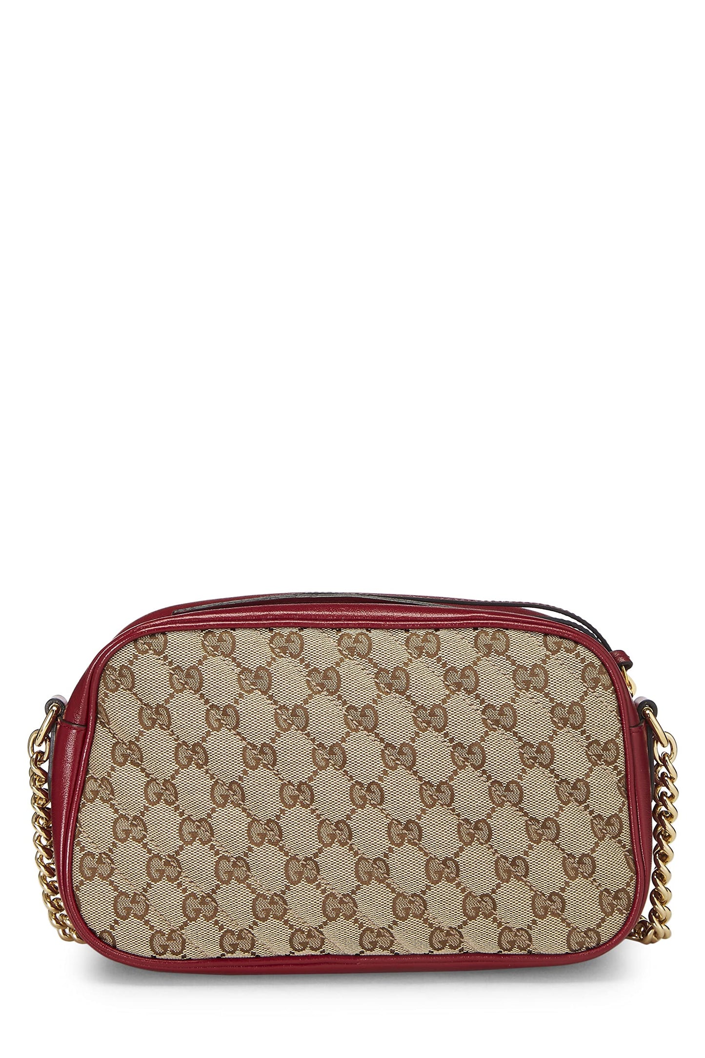 Gucci, Red Original GG Canvas Marmont Crossbody Small, Red