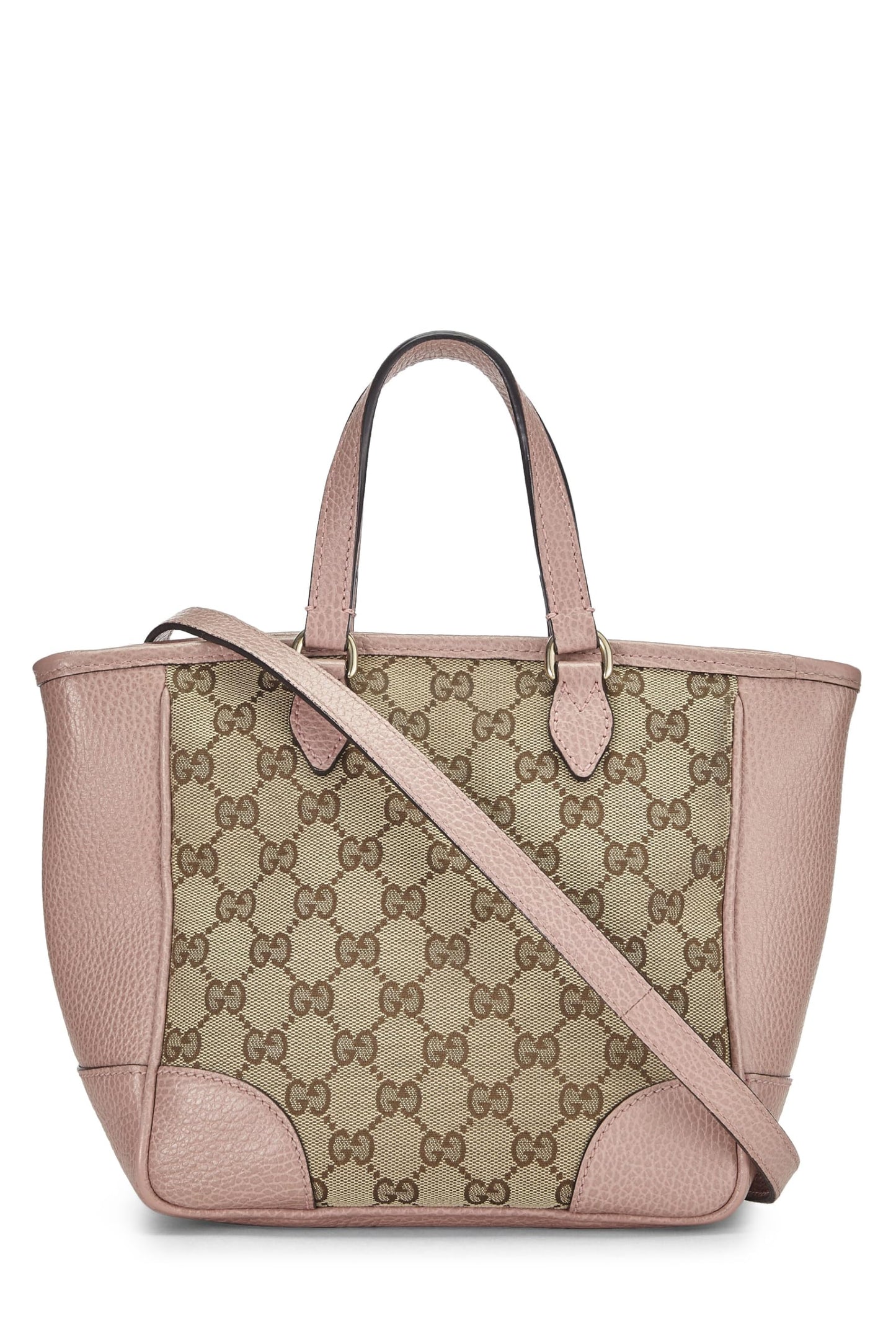 Gucci, Pink Original GG Canvas Bree Top Handle Tote Small, Pink