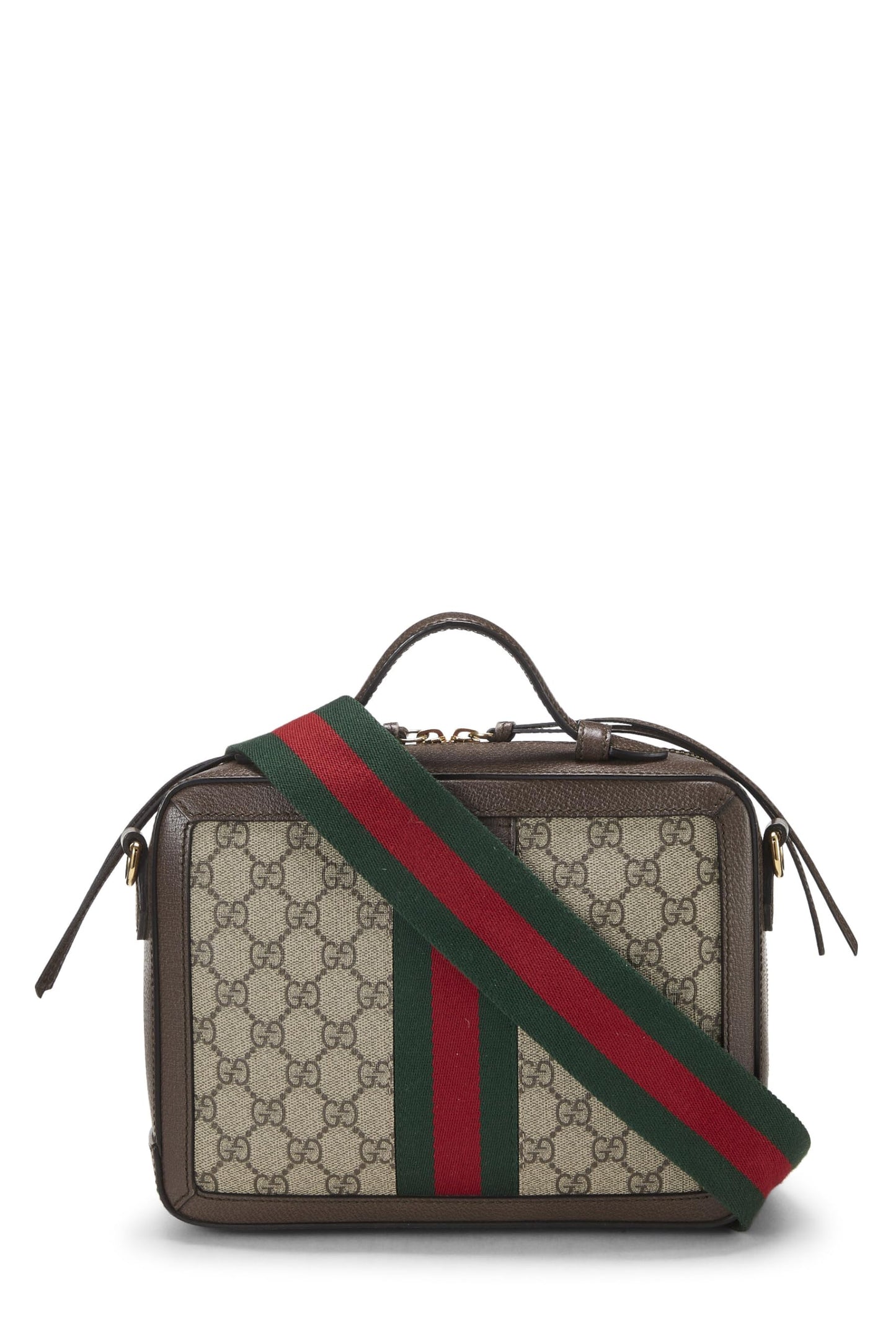 Gucci, Original GG Supreme Canvas Web Ophidia Shoulder Medium, Brown