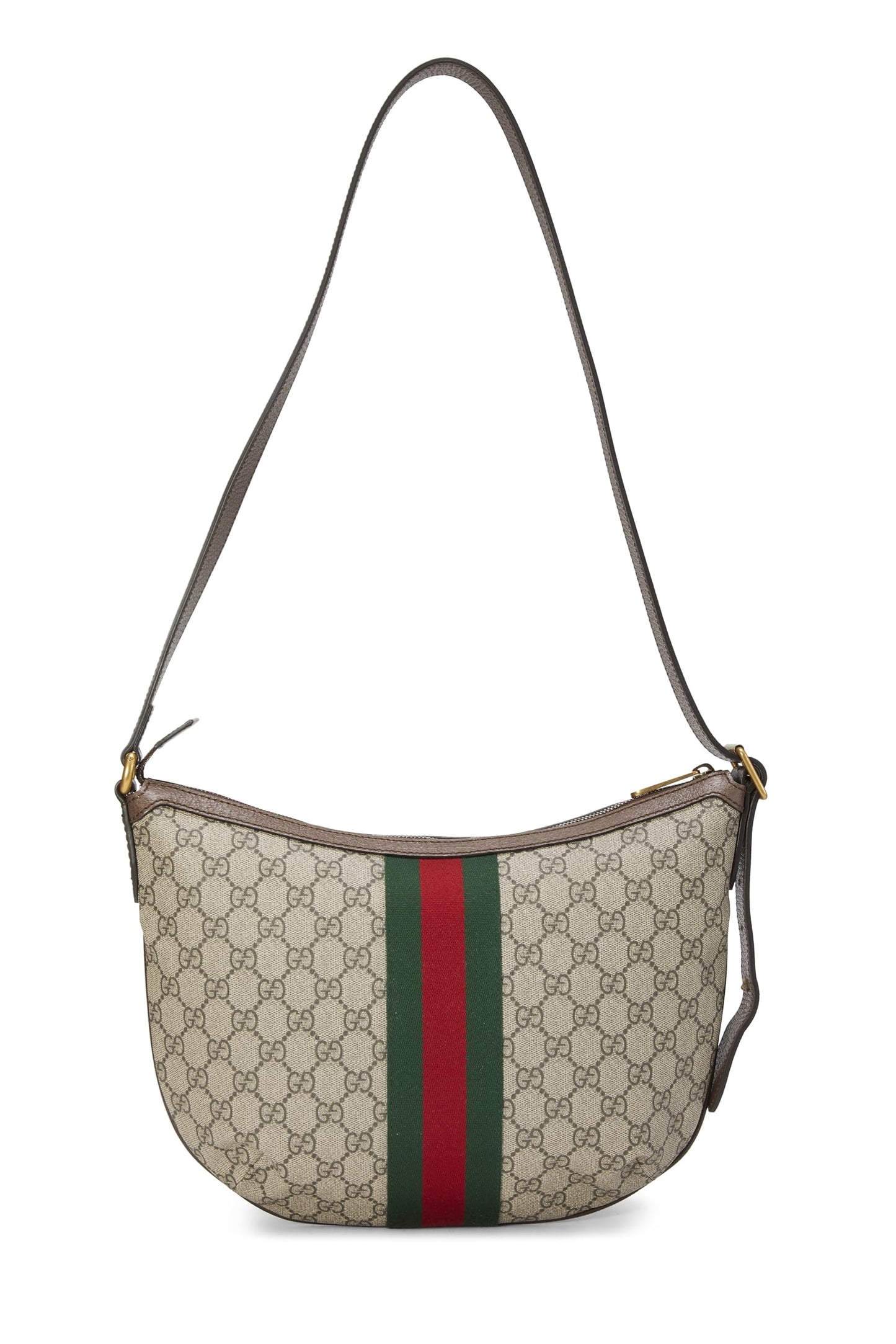 Gucci, Original GG Supreme Canvas Ophidia Shoulder Bag, Brown