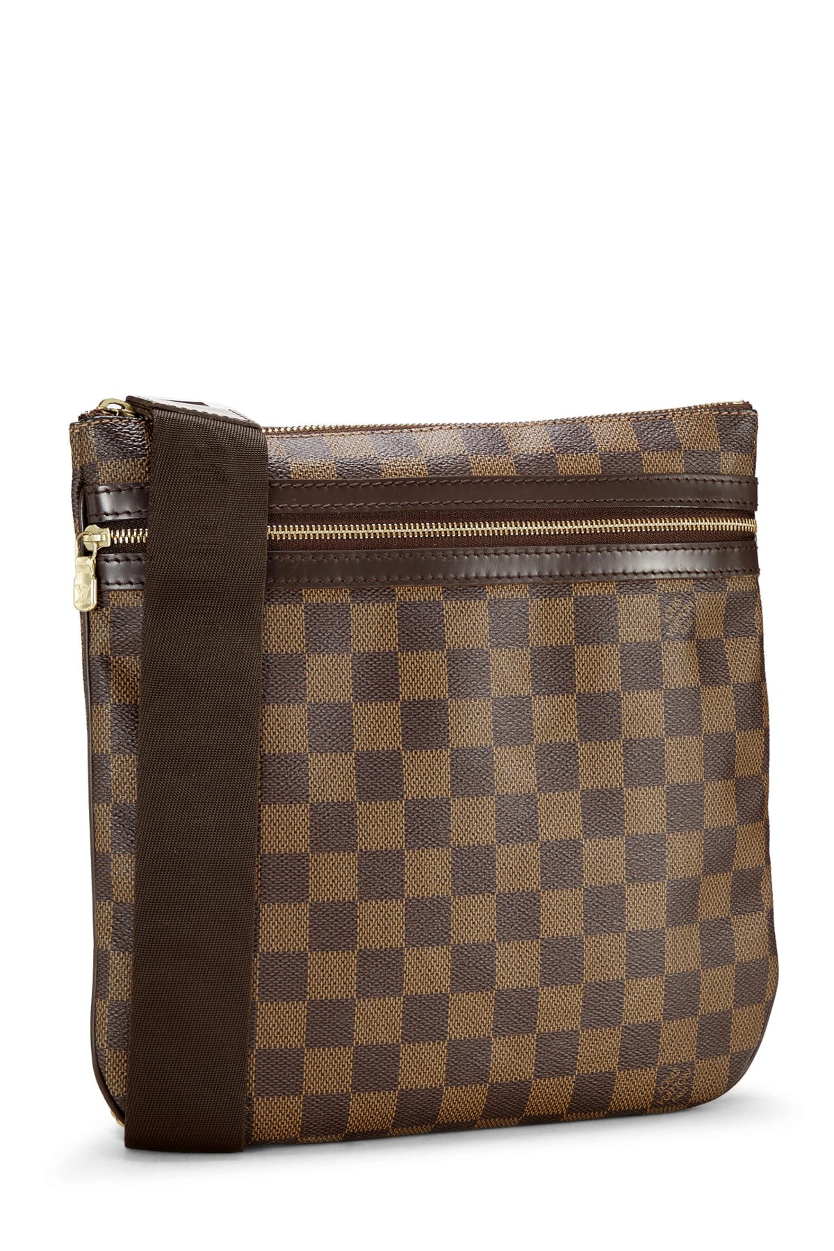 Louis Vuitton, Damier Ebene Pochette Bosphore, Brown