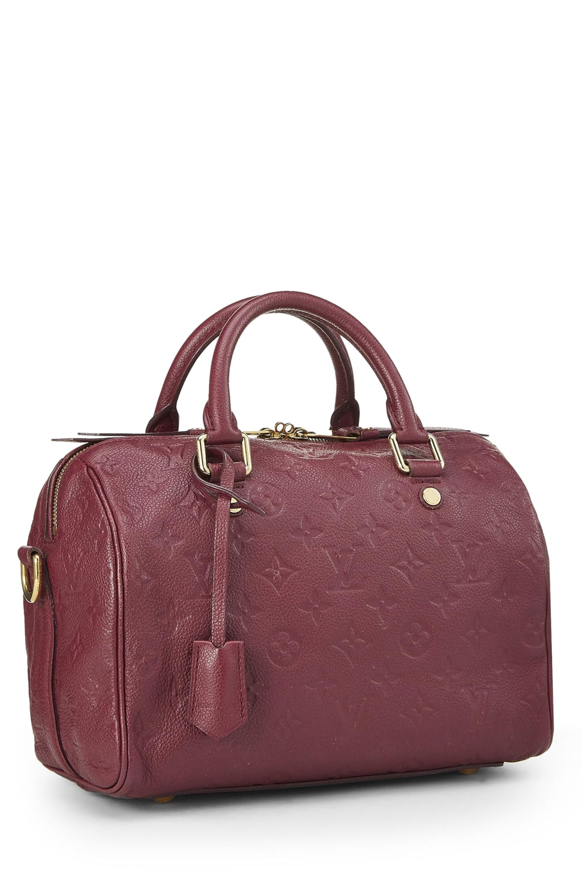 Louis Vuitton, Aube Monogram Empreinte Speedy Bandouliere 25, Purple