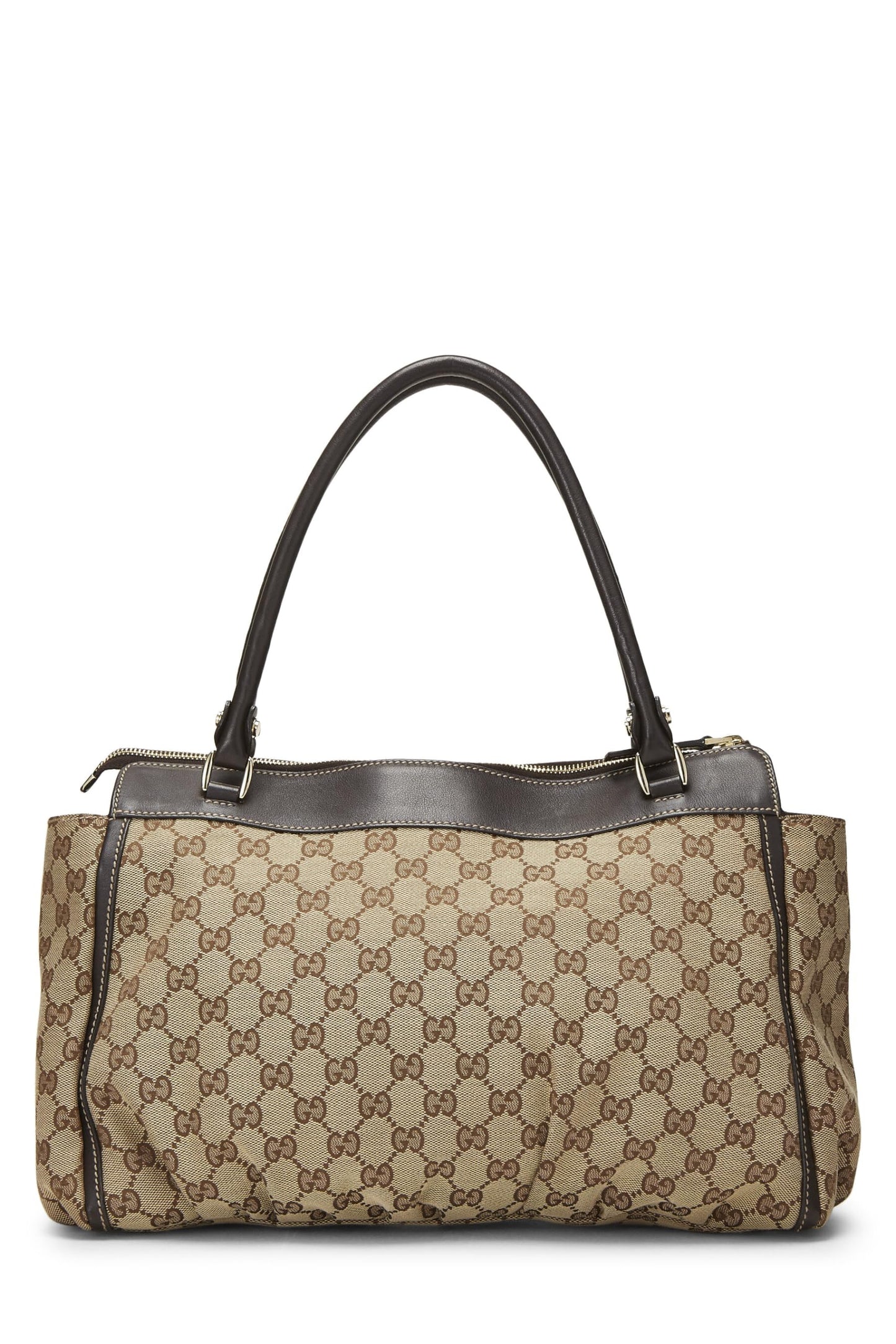 Gucci, Original GG Canvas Abbey Zip Tote, Brown