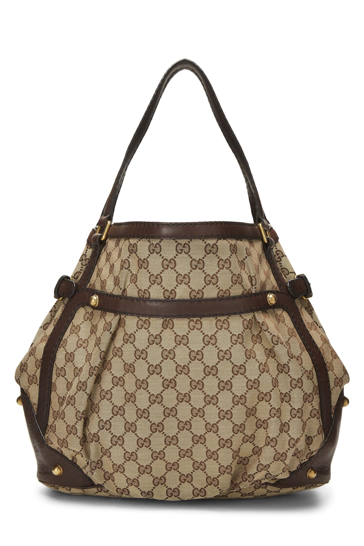 Gucci, Original GG Canvas Jockey Tote Large, Brown