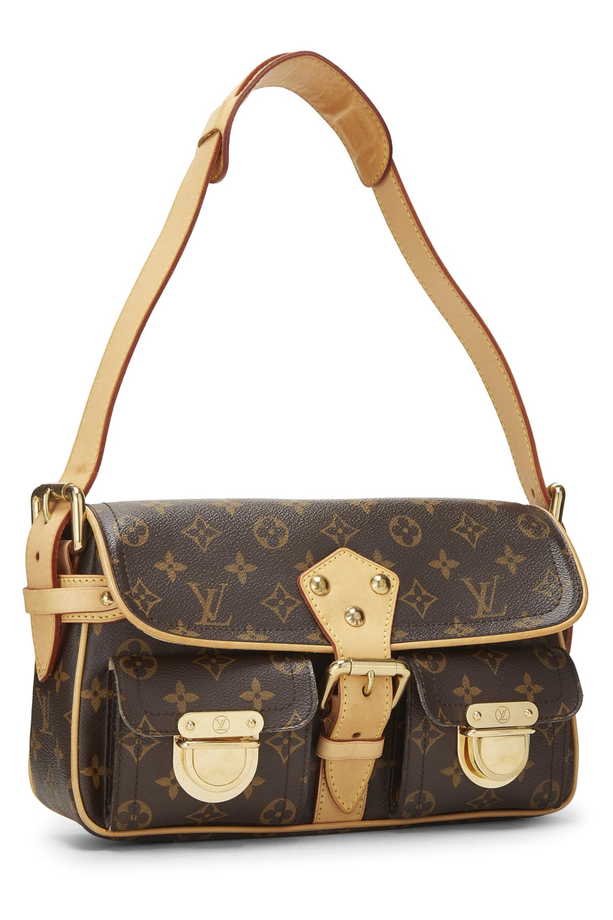 Louis Vuitton, Monogram Canvas Hudson PM, Brown