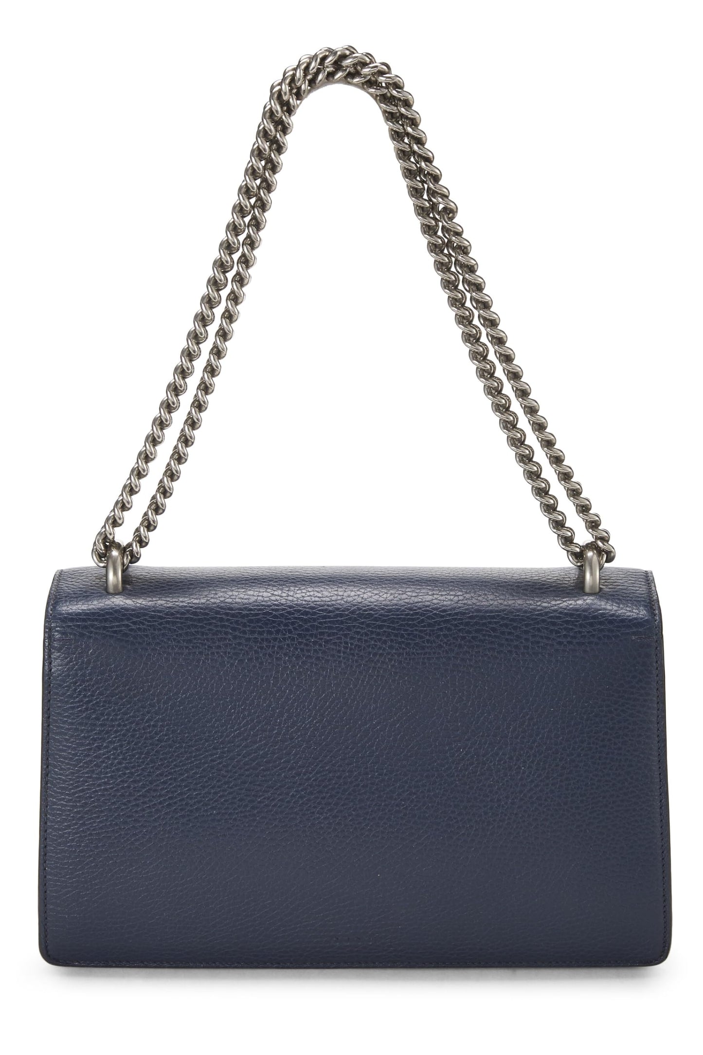 Gucci, Navy Leather Dionysus Shoulder Bag Small, Navy