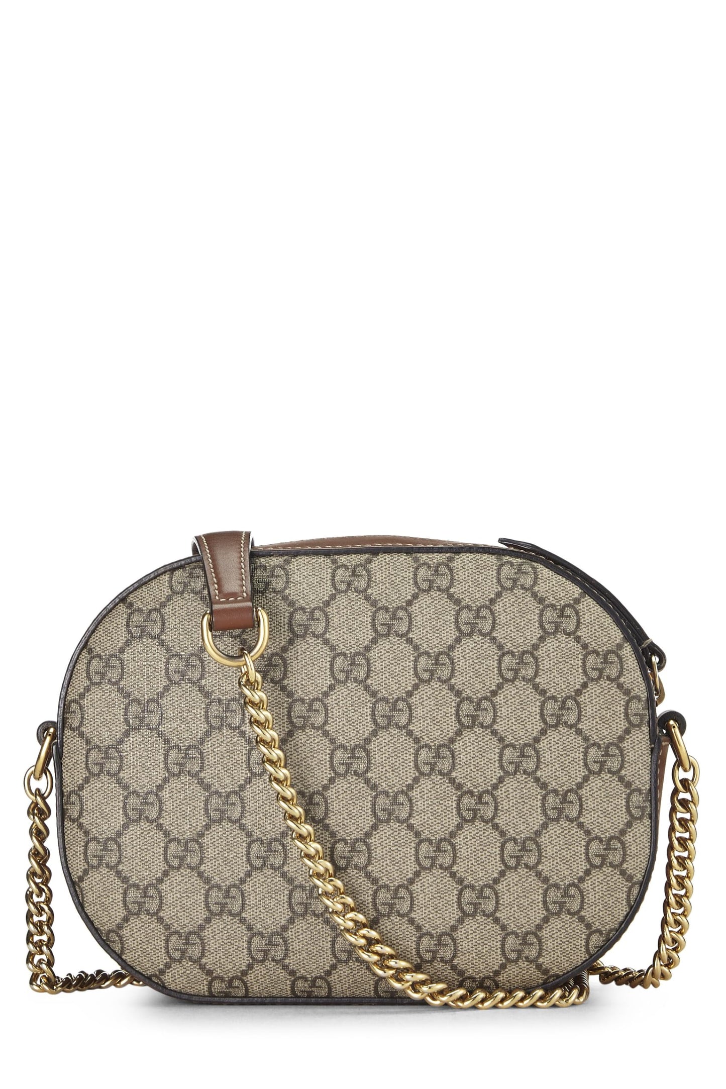 Gucci, Original GG Supreme Canvas Bird Chain Crossbody Mini, Brown