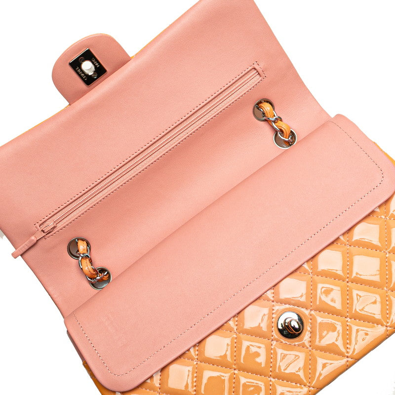 Chanel Coco Mark Matelasse Patent Leather Shoulder Bag
