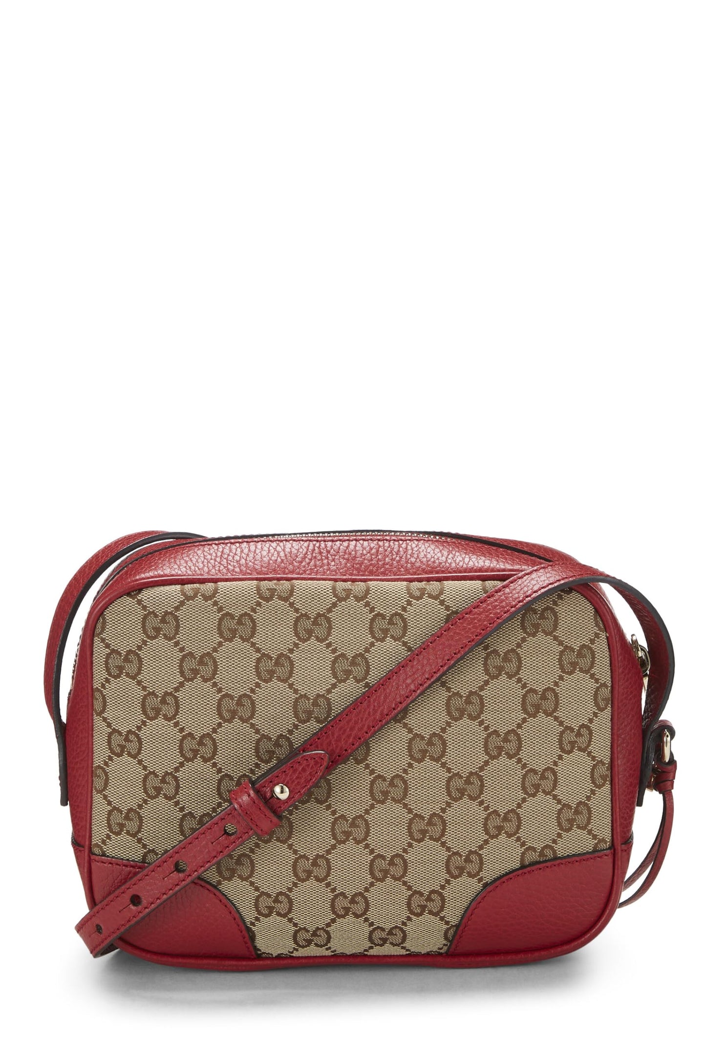 Gucci, Red Original GG Canvas Bree Crossbody, Red